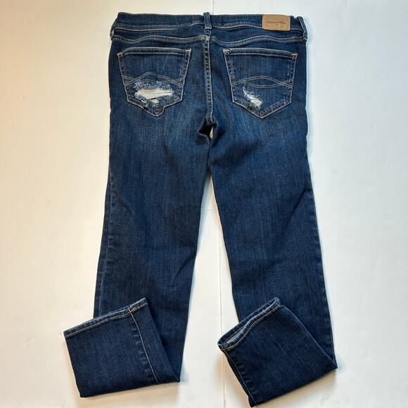 Abercrombie Kids Girls Distressed Straight Leg Jeans 16Y - Picture 4 of 4